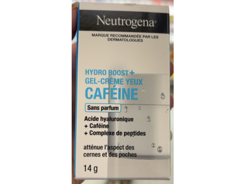Neutrogena Hydro Boost+ Caffeine Eye Gel Cream, 14 g