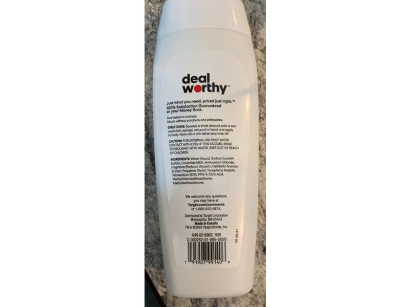 Deal Worthy Body Wash, Fresh Scent, 18 fl oz/532 mL