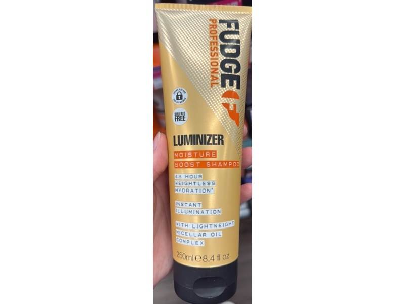 Fudge Luminizer Moisture Boost Shampoo, 8.4 fl oz/250 mL