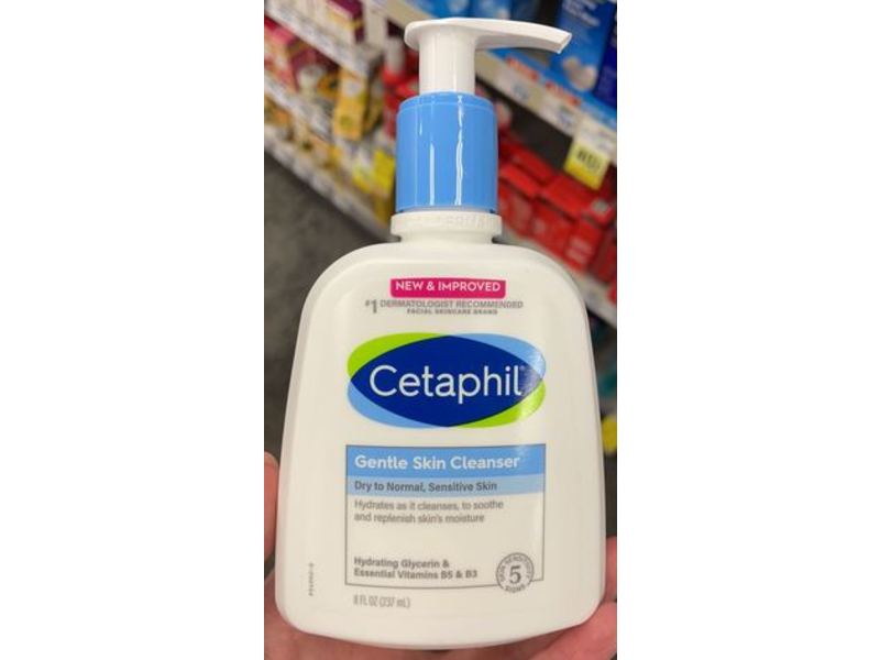 Cetaphil Gentle Skin Cleanser, Dry to Normal, Sensitive Skin, 8 fl oz|237 mL
