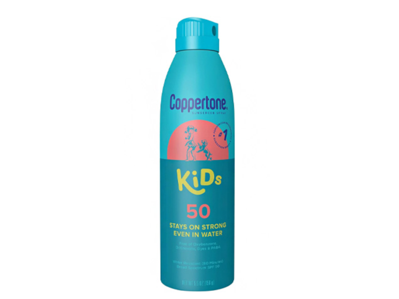 Coppertone Kids Sunscreen Spray, SPF 50, 6.9 oz/196 g, Pack Of 2
