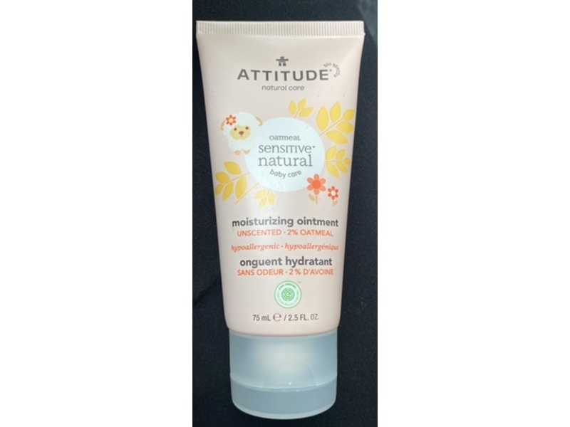 Attitude Baby Moisturizing Ointment, Oatmeal Sensitive Natural, 2.5 fl oz/75 mL