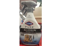 Clorox Pure Allergen Neutralizer Fabric & Carpet Spray, Fresh Scent, 26 fl oz/769 mL - thumbnail 2