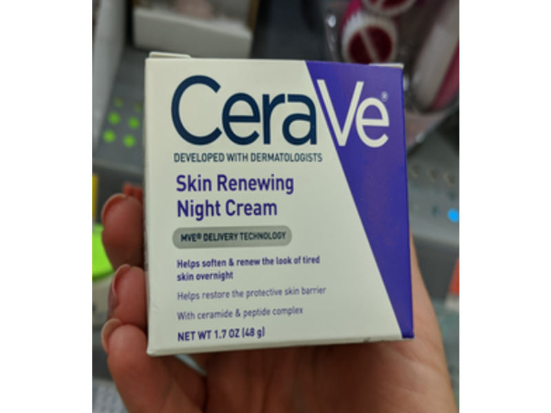 CeraVe Skin Renewing Night Cream, 1.7 oz (48 g)