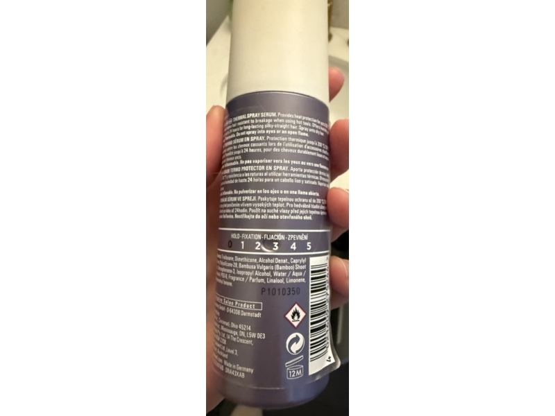 Goldwell Stylesign Sleek Perfection Just Smooth Thermal Spray Serum, 3.3 fl oz/100 mL