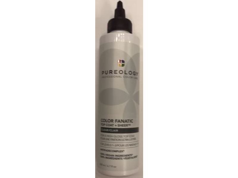 Pureology Color Fanatic Top Coat + Sheer Clear, 6.7 fl oz/200 mL