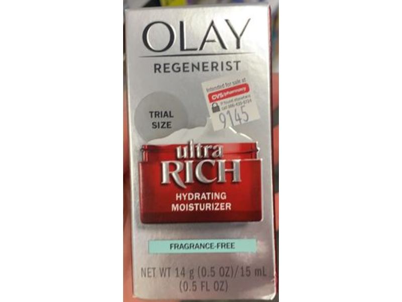 Olay Regenerist Ultra Rich Hydrating Moisturizer, 0.5 fl oz / 15 mL