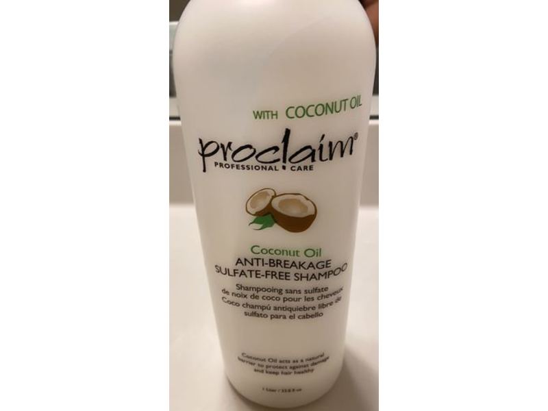 Proclaim Anti-Breakage Shampoo, Coconut Oil, 33.8 fl oz/1 L