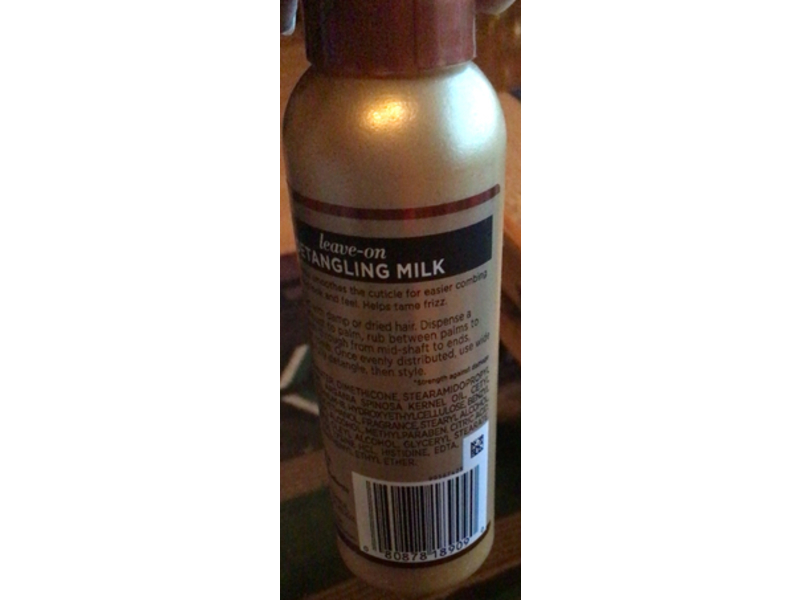 Pantene Pro-V Gold Series Leave-On Detangling Milk, Argan Oil, 3 fl oz/90 mL, Pack Of 4