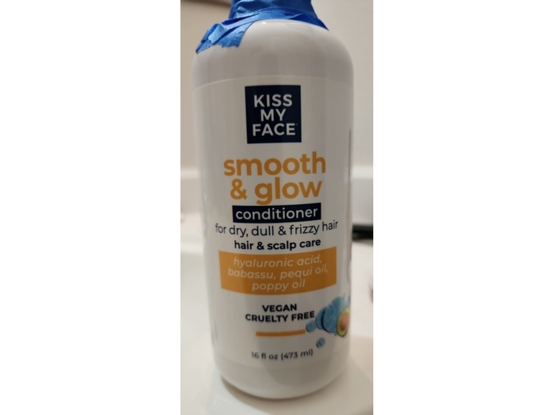 Kiss My Face Smooth & Glow Conditioner, 16 fl oz/473 mL
