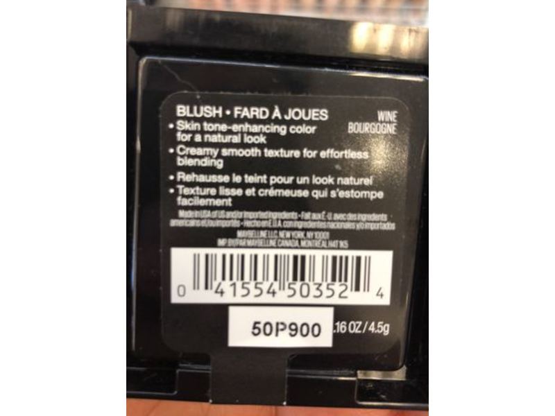 Maybelline New York Fit Me! Blush, 50 Wine, 0.16 oz/4.5 g