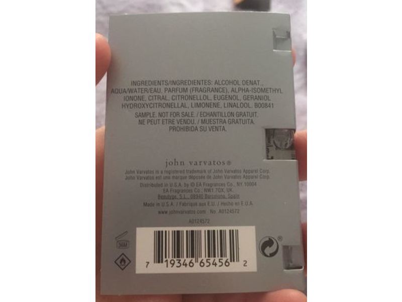 John Varvatos XX Artisan Eau De Toilette Spray, 0.05 fl oz/1.5 mL