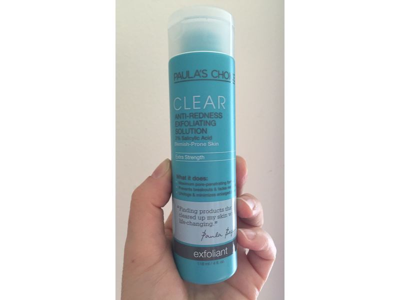 Paula's Choice Clear Extra Strength Anti-Redness Exfoliating Solution with 2% BHA Salicylic Acid, 4 fl oz (118 mL)
