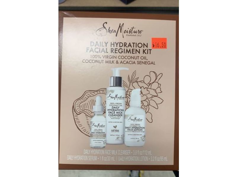 Shea Moisture Daily Hydration Facial Regimen Kit