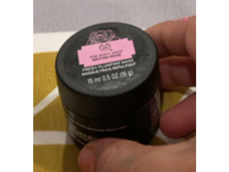 The Body Shop Fresh Plumping Mask, British Rose, 0.5 fl oz/15 mL
