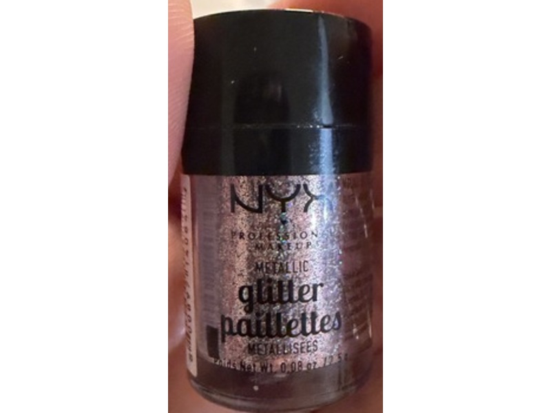 NYX Professional Makeup Glitter Paillettes, Metallic Beauty Beam, 0.08 fl oz/2.5 g