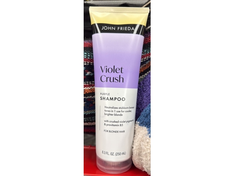John Frieda Voilet Crush Purple Shampoo, 8.3 fl oz/250 mL