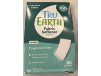 Tru Earth Fabric Softener Sheets, Fragrance Free, 160 Loads, 80 Count - thumbnail 3