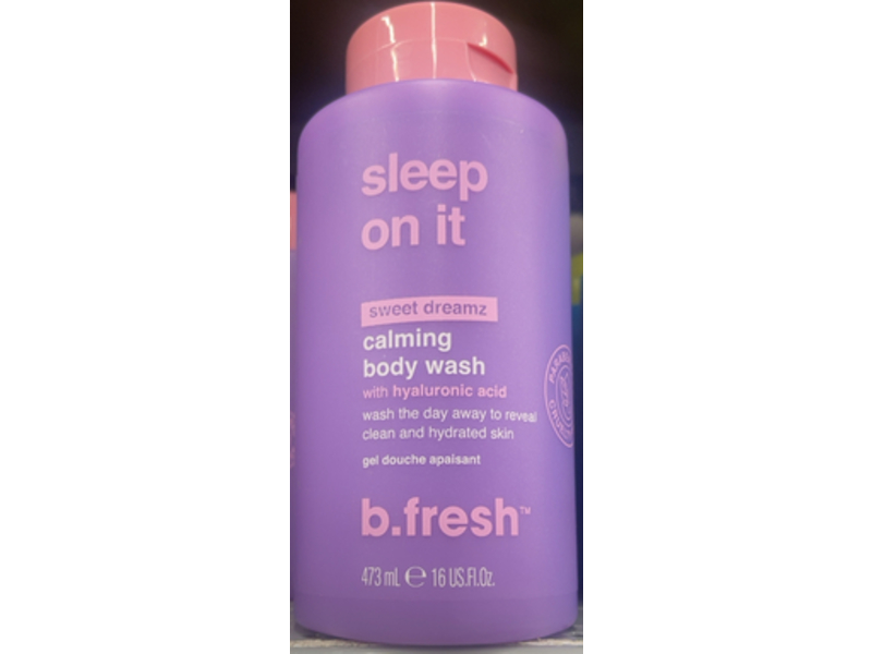 b.Fresh Sleep On It Calming Body Wash, 16 fl oz/473 mL