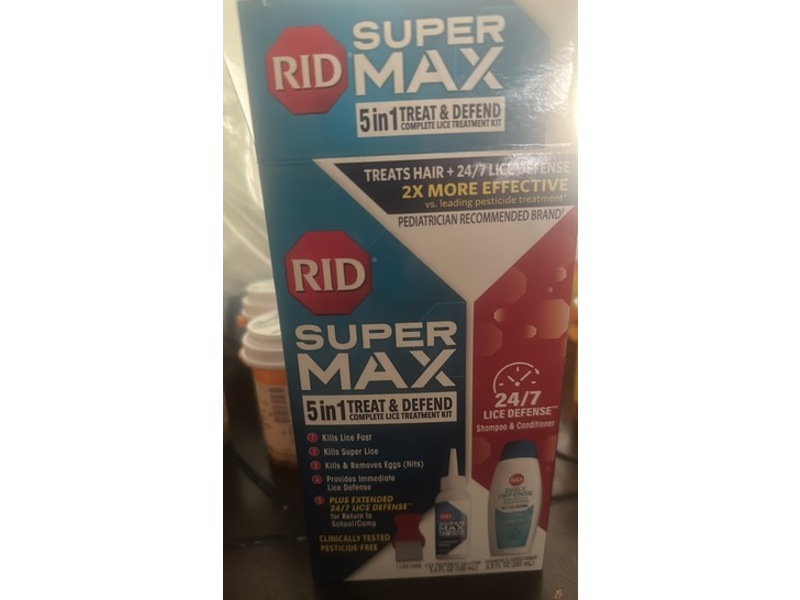 Rid Super Max 5 In 1 Treat & Defend Lice Treatment Kit