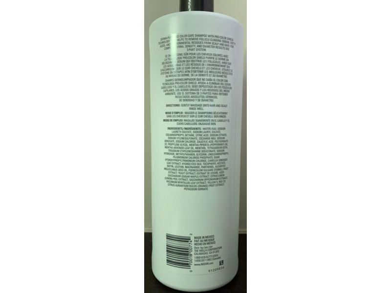 Nioxin 6 Cleanser Shampoo, Color Safe, 33.8 fl oz/1 L