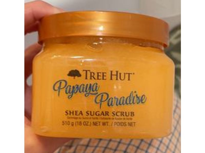 Tree Hut Shea Sugar Scrub, Papaya Paradise, 18 oz/510 g