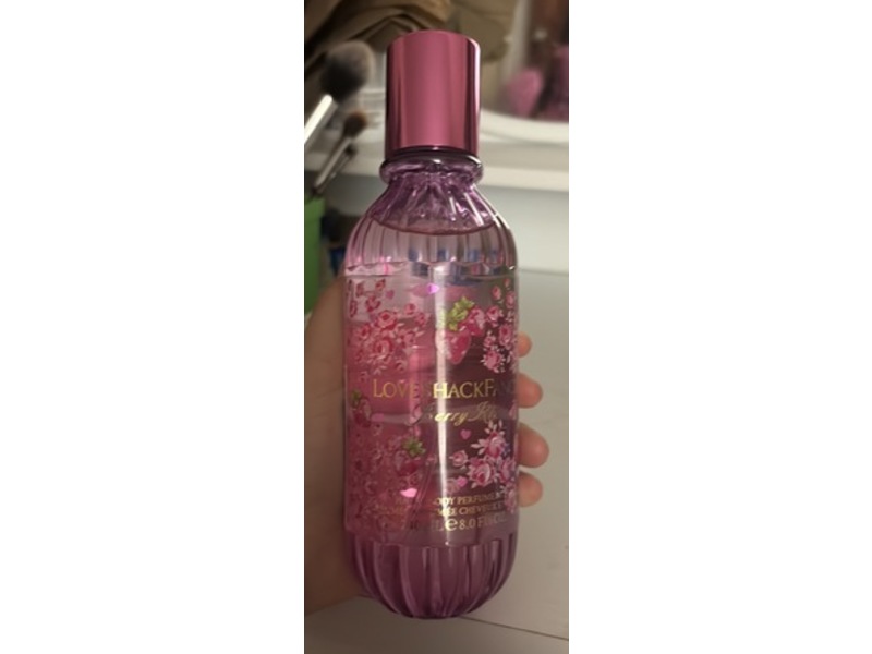 Loves Hack Fancy Berry Kiss Hair & Body Perfume Mist, Berry Jam, 8 fl oz/240 mL