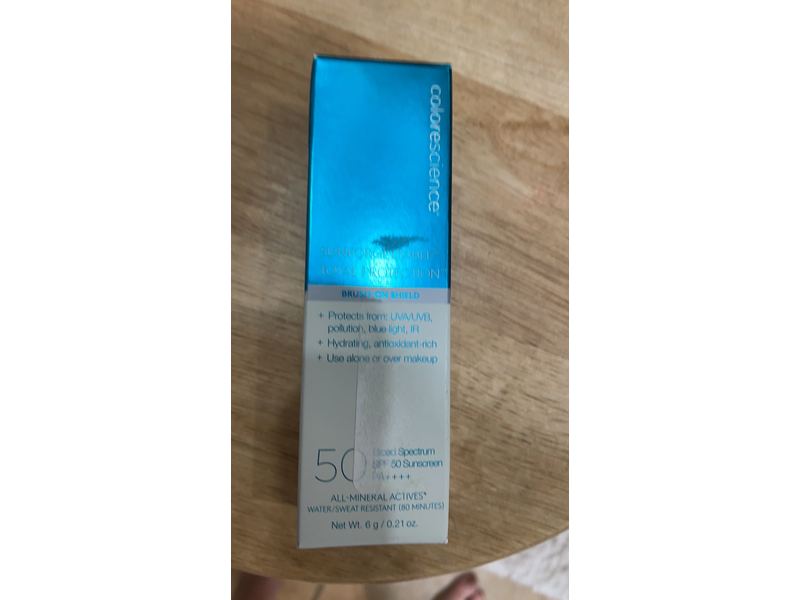 Colorescience Sunforgettable Brush-on Sunscreen, SPF 50, Tan, 0.21 oz.