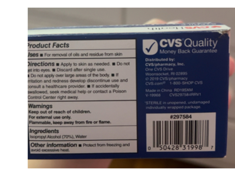 CVS Health Alcohol Prep Pads, 120 Count