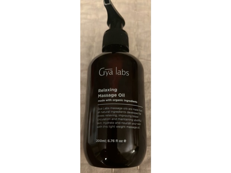 Gya Labs Relaxing Massage Oil, 6.76 fl oz/200 mL