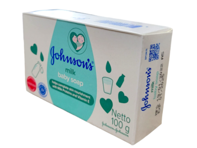 Johnsons Baby Soap, Milk, 75 g