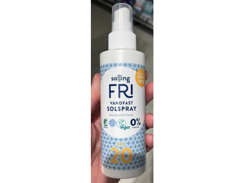 Salling Fri Vandfast Solspray, SPF 20, 150 mL