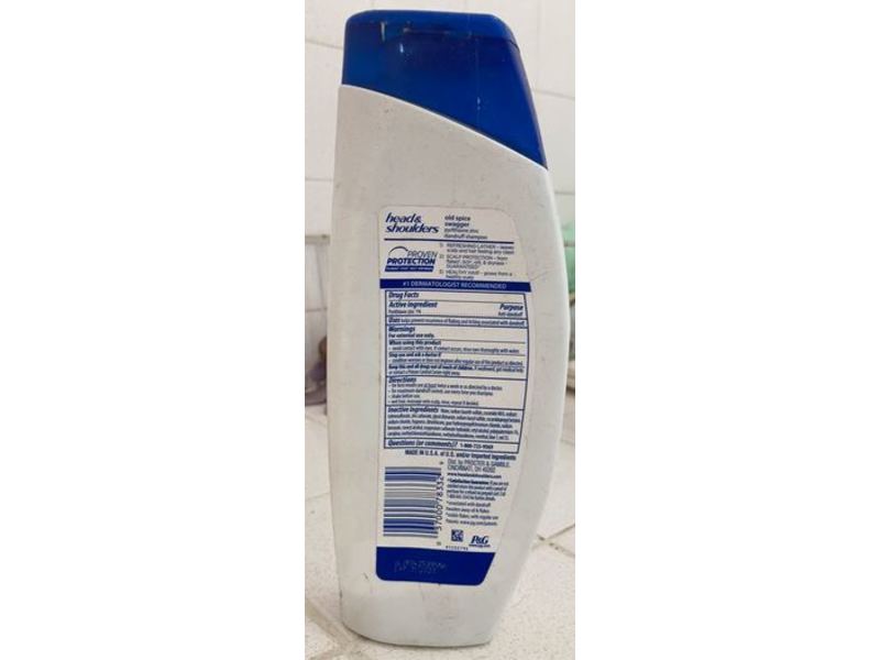 Head & Shoulders Men Dandruff Shampoo, Old Spice, 12.8 fl oz/380 mL