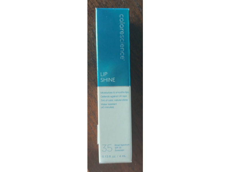 Colorescience Lip Shine Sunscreen, SPF 35, Champagne, 0.13 fl oz/4 mL