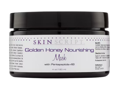 Skin Script Nourishing Mask, Golden Honey, 4 fl oz/120 mL