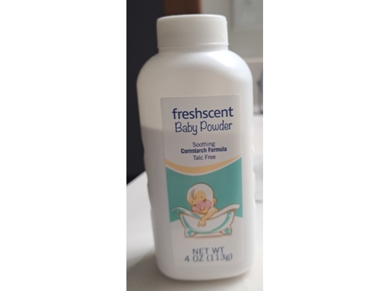 Freshscent Soothing Baby Powder, Cornstarch Formula, 4 oz/113 g