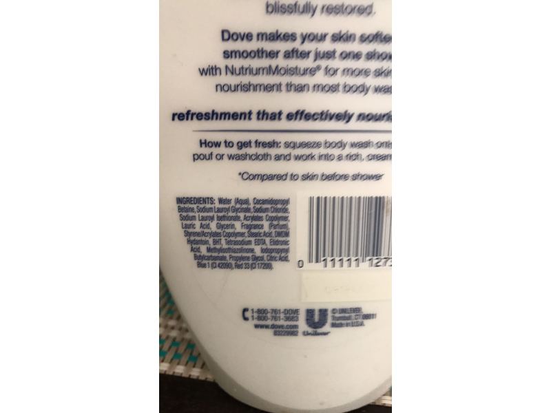 Dove Body Wash, Go Fresh, Rebalance, Plum and Sakura Blossom, 22-Ounce