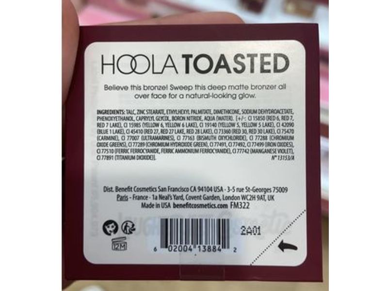 Benefit Cosmetics Deep Matte Powder Bronzer, Hoola Toasted, 0.28 oz/8 g