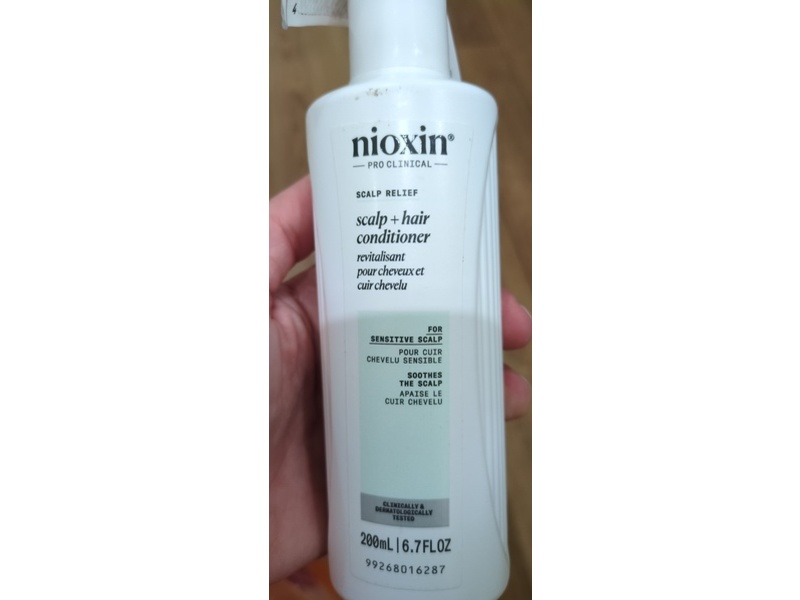 Nioxin Scalp + Hair Conditioner, Soothes The Scalp, 6.7 fl oz/200 mL