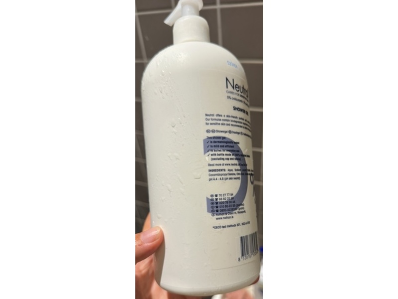 Neutral Shower Gel, Sensitive Skin, 900 mL
