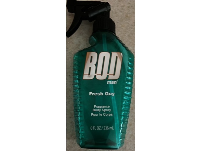 BOD Man Fragrance Body Spray, Fresh Guy, 8 fl oz/236 mL