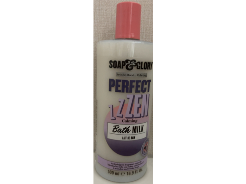Soap & Glory Perfect Zen Calming Bath Milk, 16.9 fl oz/500 mL