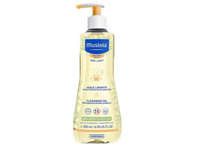 Mustela Baby Child Cleansing Oil, 16.9 fl oz/500 mL