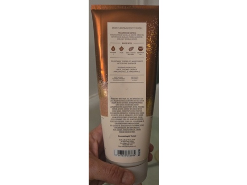 Bath & Body Works Moisturizing Body Wash, Warm Vanilla Sugar, 10 fl oz/296 mL