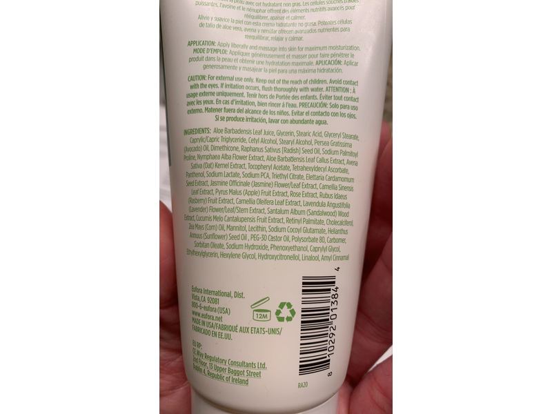 Eufora Aloetherapy Soothing Body Moisturizer, 6 fl oz/180 mL