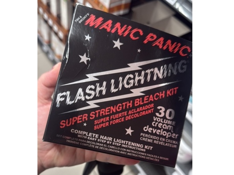 Manic Panic Flash Lightning Complete Hair Lightening Kit, 30 Volume
