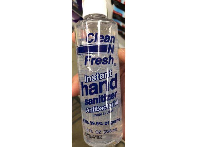 Carroll Clean Clean N Fresh Antibacterial Instant Hand Sanitizer, 8 fl oz/236 mL