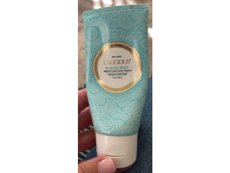 Lalicious Sugar Reef Weightless Hand Cream, 3 oz/85 g