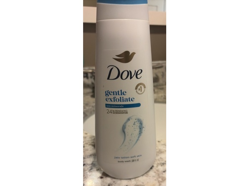 Dove Gentle Exfoliate Body Wash, Sea Minerals, 23 fl oz