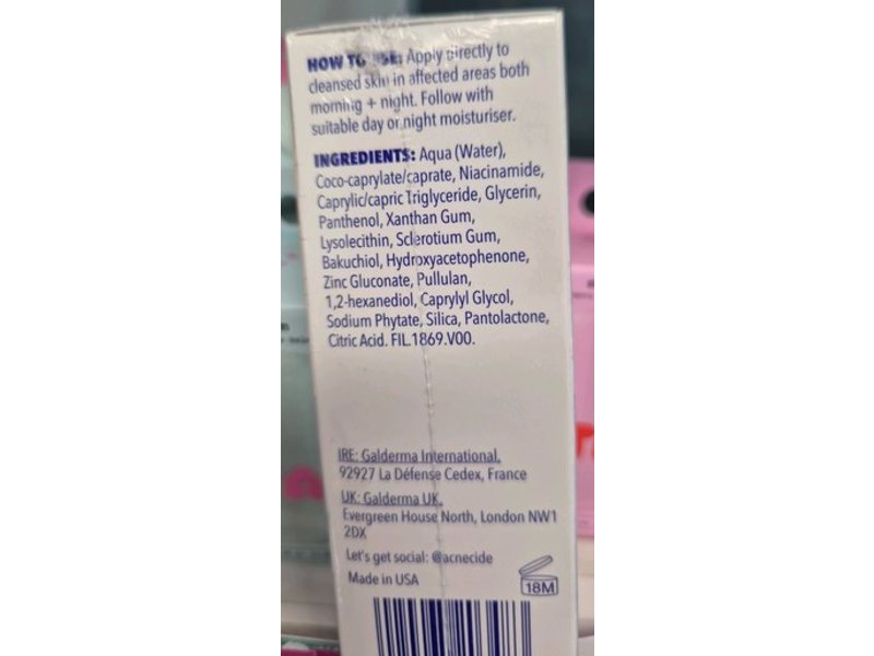 Purifide Post-Breakout Serum, Bakuchiol + Niacinamide, 30 mL